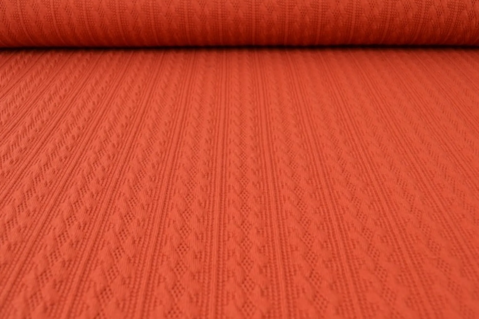 Jacquard jersey kabel – Koper