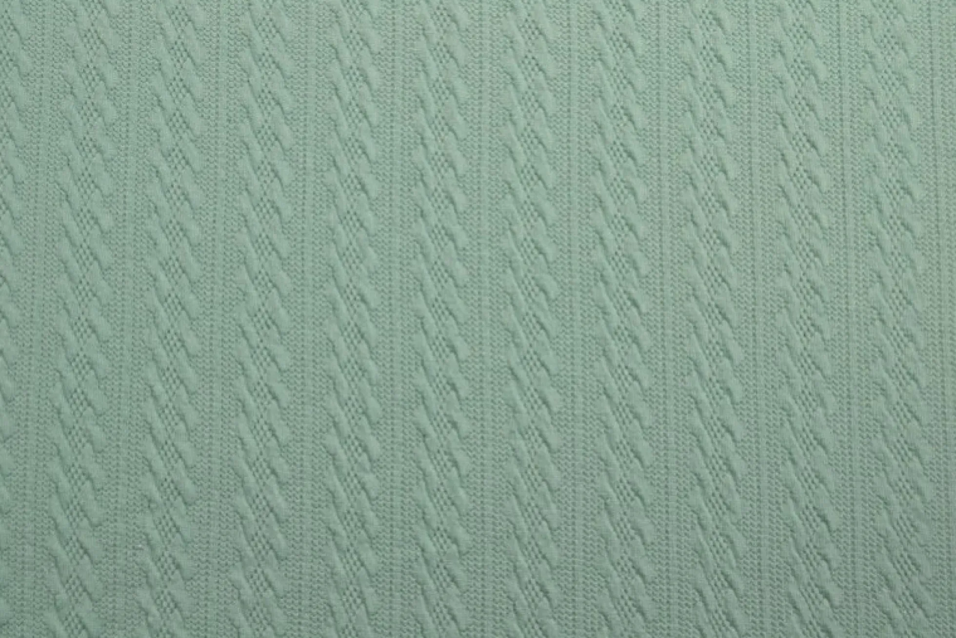Jacquard jersey kabel – Oudgroen