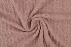 Jacquard jersey kabel – Oudroze
