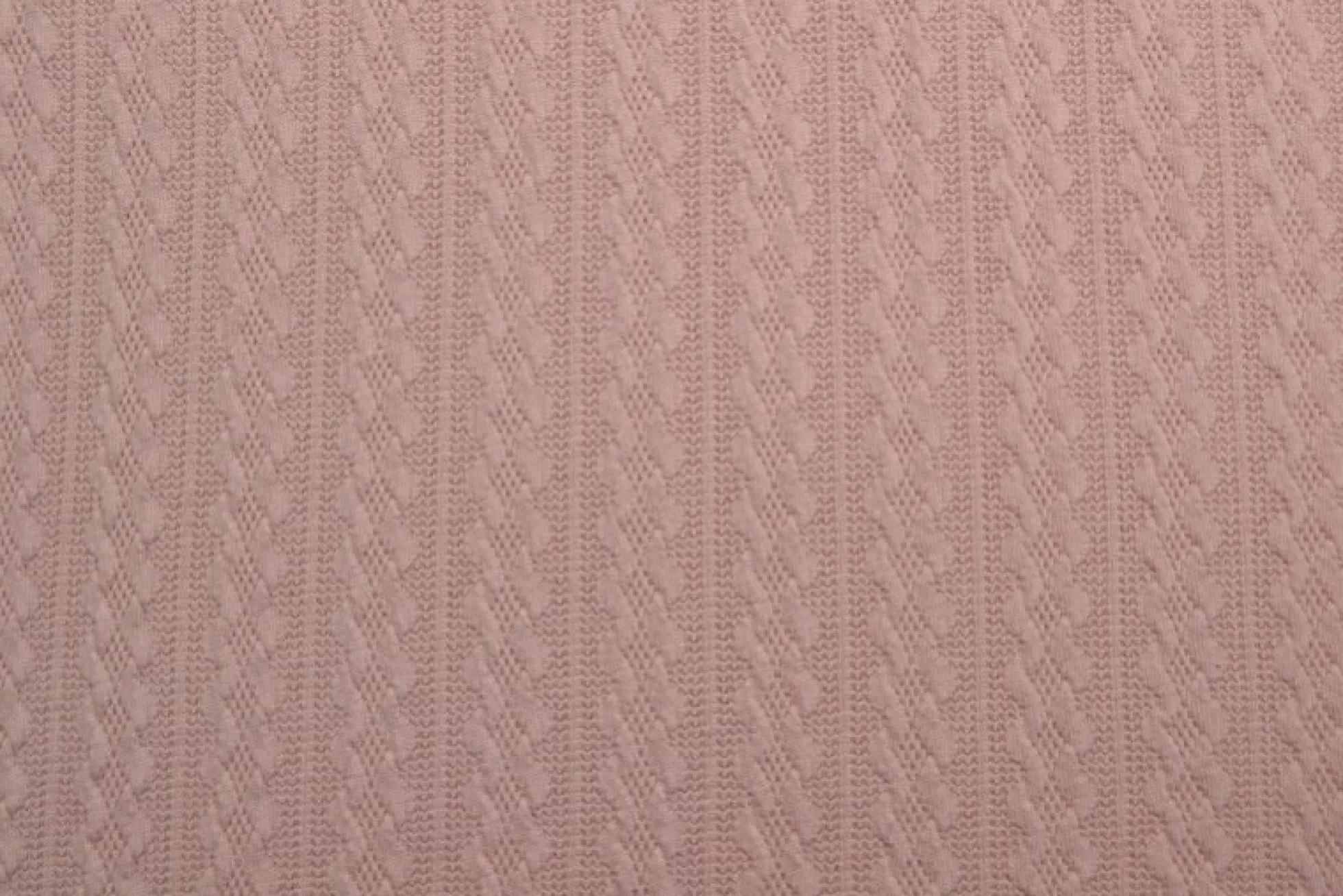 Jacquard jersey kabel – Oudroze