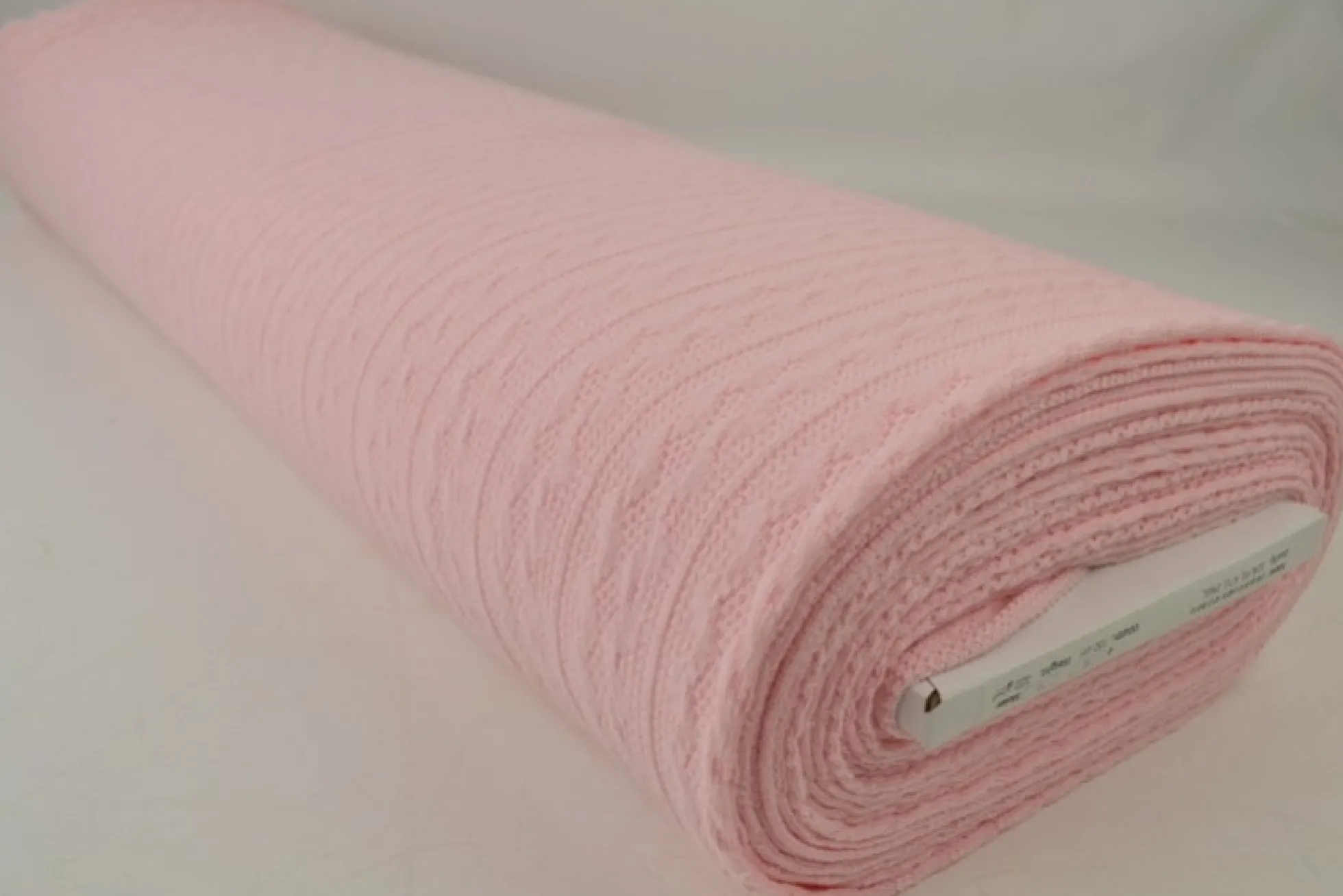 Jacquard jersey kabel – Roze