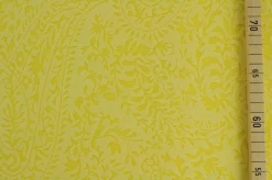 Jacquard jersey – Paisley geel – Rol 15m x 150cm