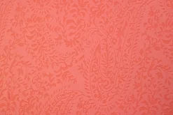 Jacquard jersey – Paisley koraalroze