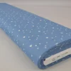 Jean / denim gewassen – Hearts lichtblauw chambray