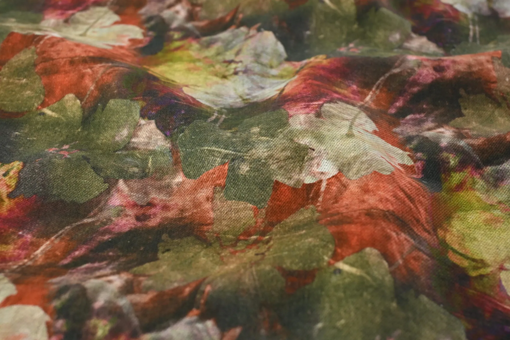 Jeans / Denim – Autumn flowers met stretch