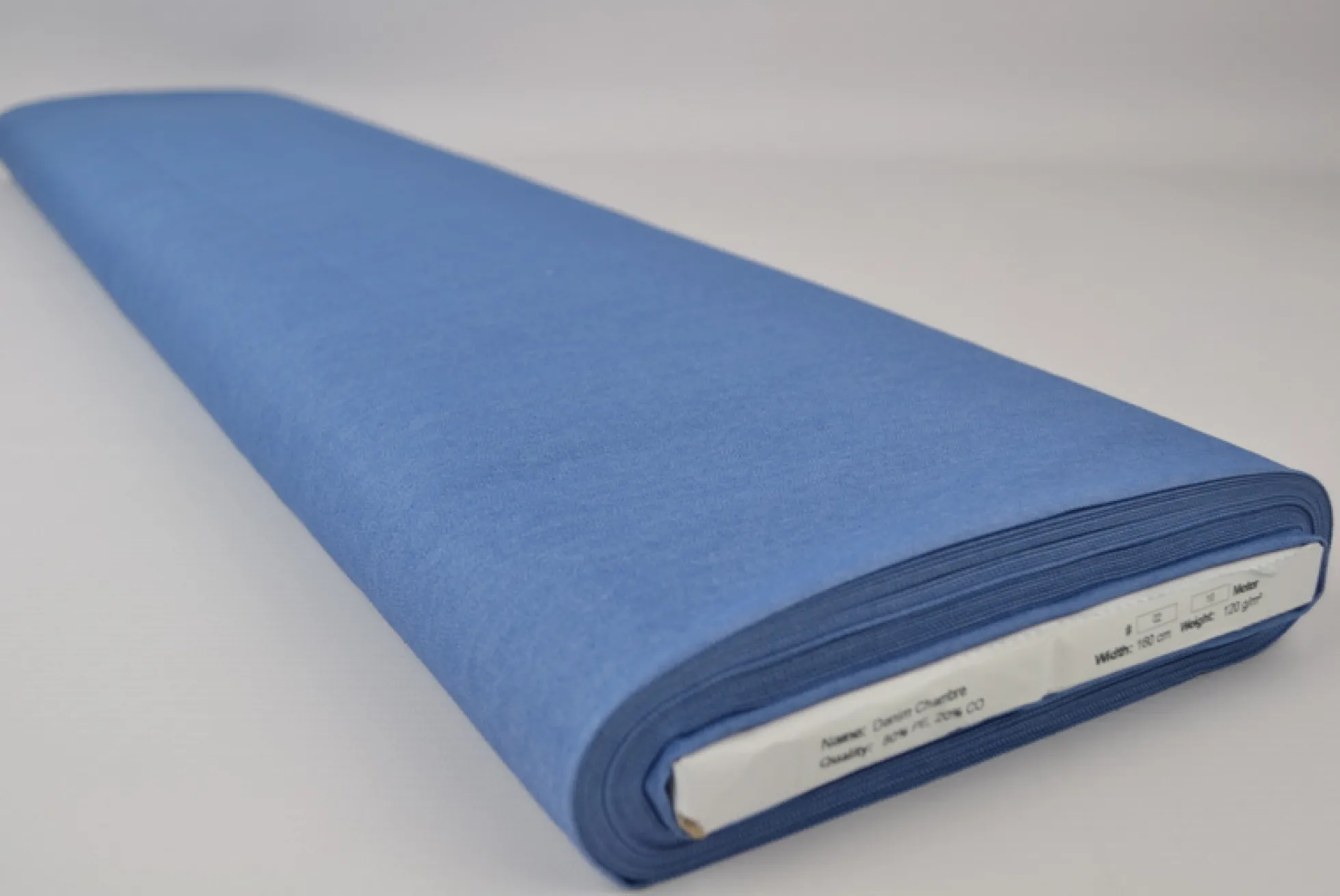 Jeans / denim gewassen – Blauw chambray