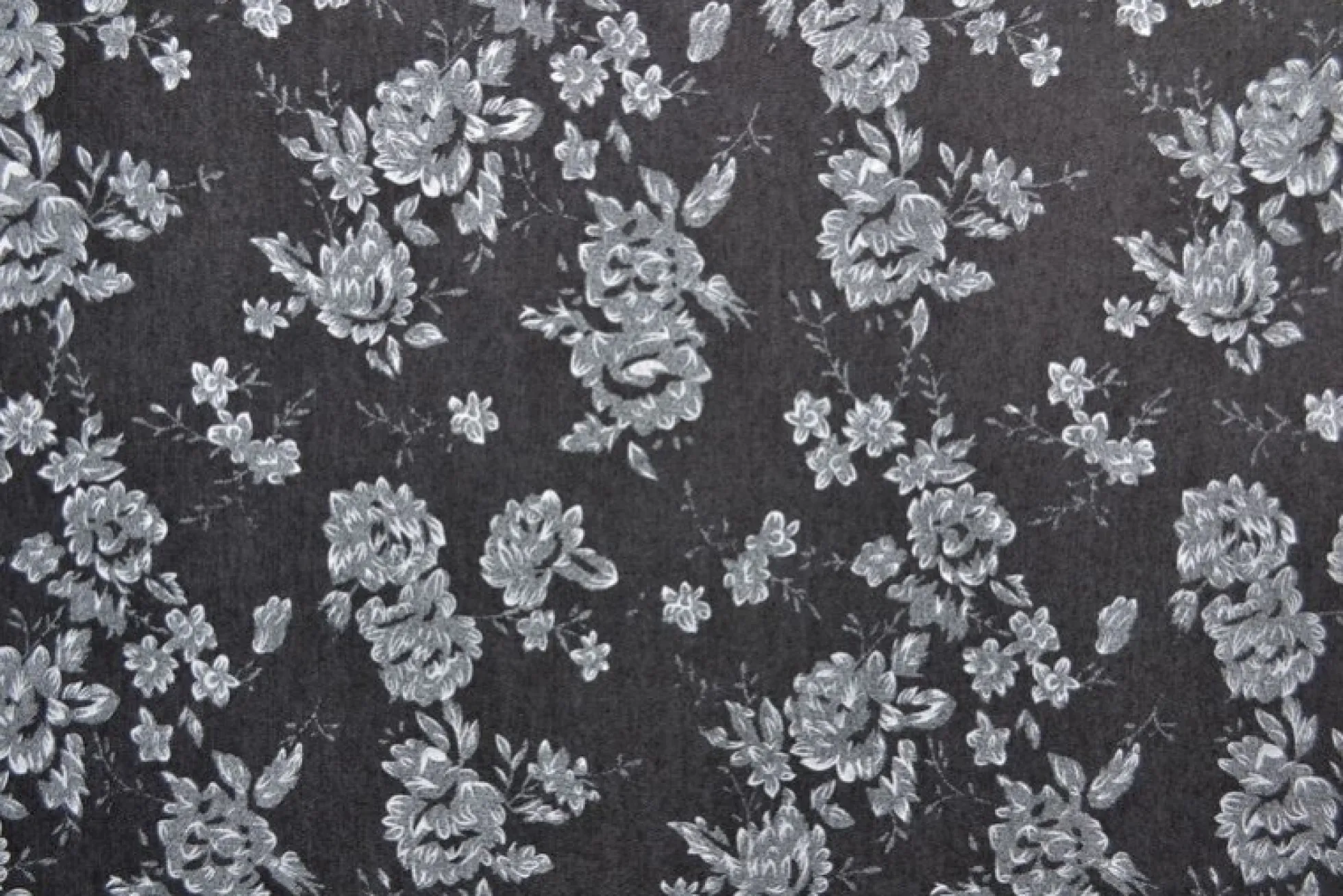 Jeans / denim gewassen – Blossom zwart chambray