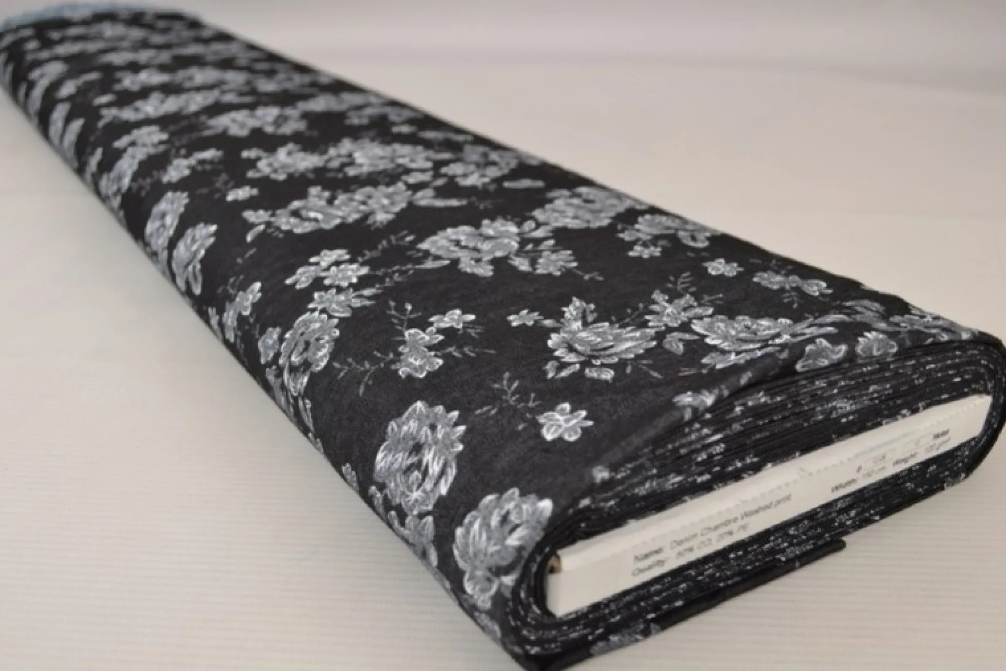 Jeans / denim gewassen – Blossom zwart chambray