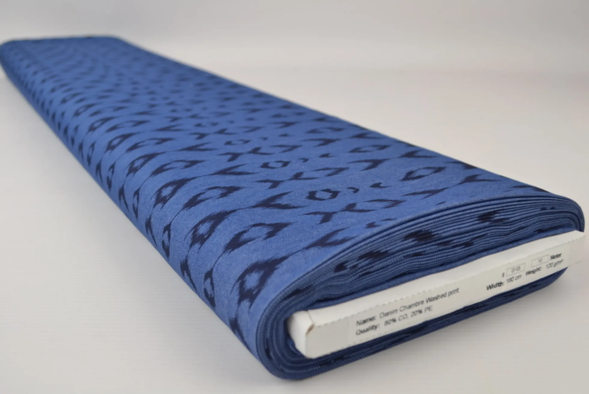 Jeans / denim gewassen – Bohemian indigo blauw chambray