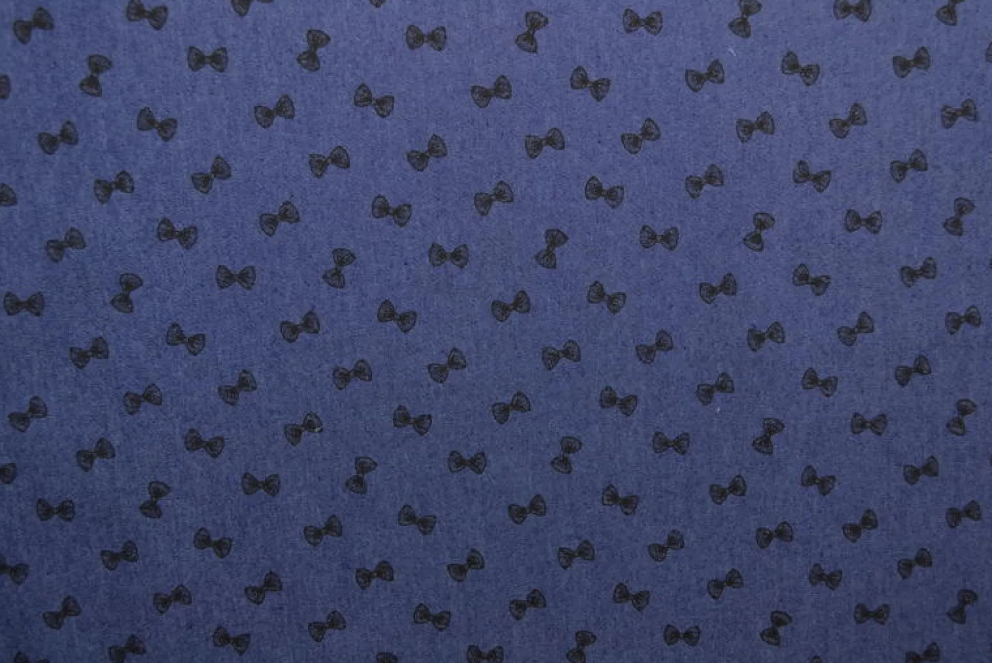Jeans / denim gewassen – Bows donkerblauw chambray
