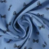 Jeans / denim gewassen – Bows lichtblauw chambray