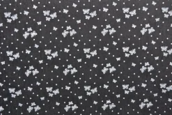 Jeans / denim gewassen – Butterflies zwart chambray