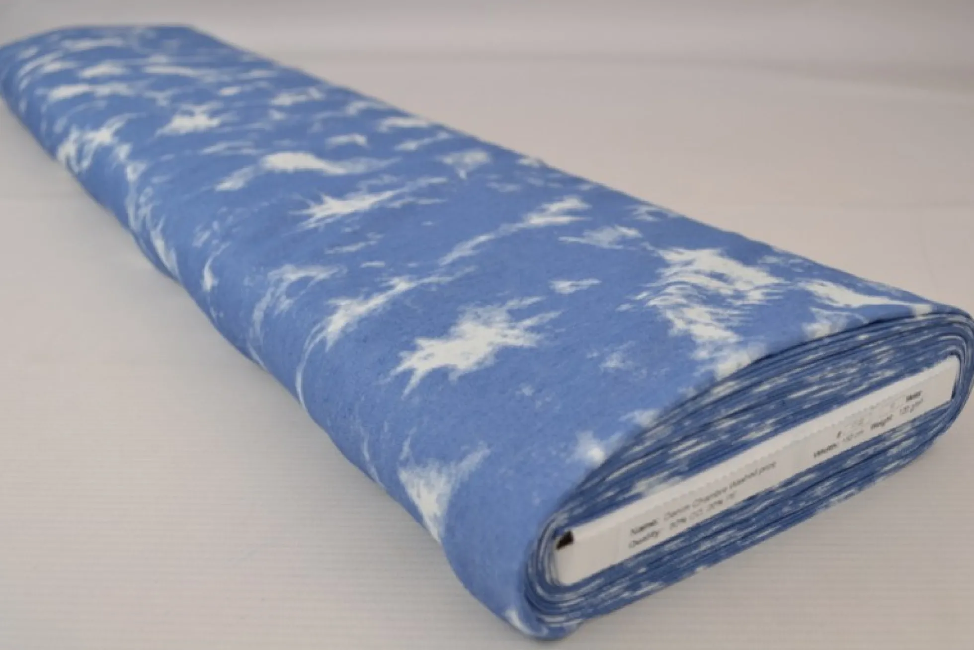 Jeans / denim gewassen – Fade out blauw chambray