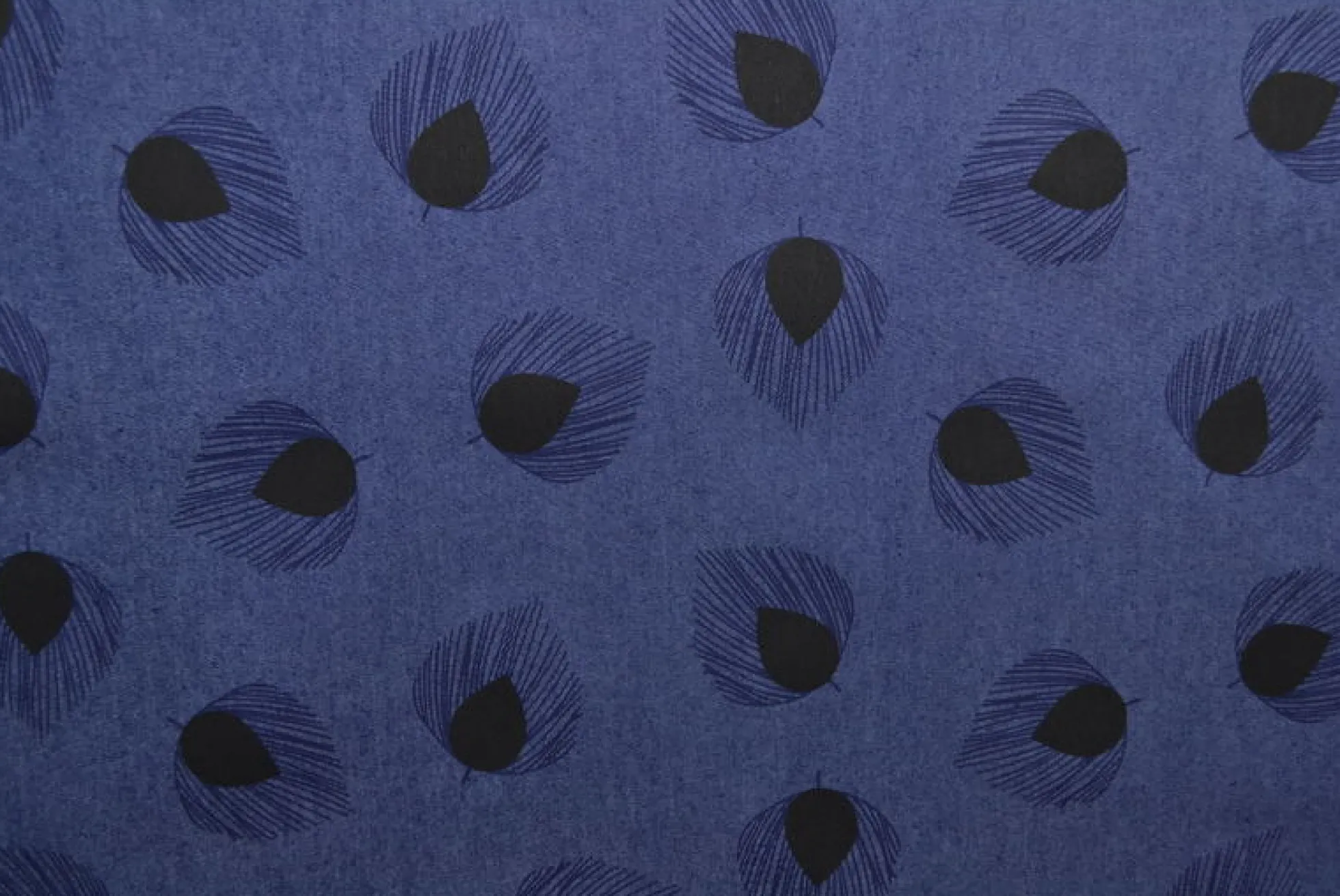 Jeans / denim gewassen – Feathers donkerblauw chambray