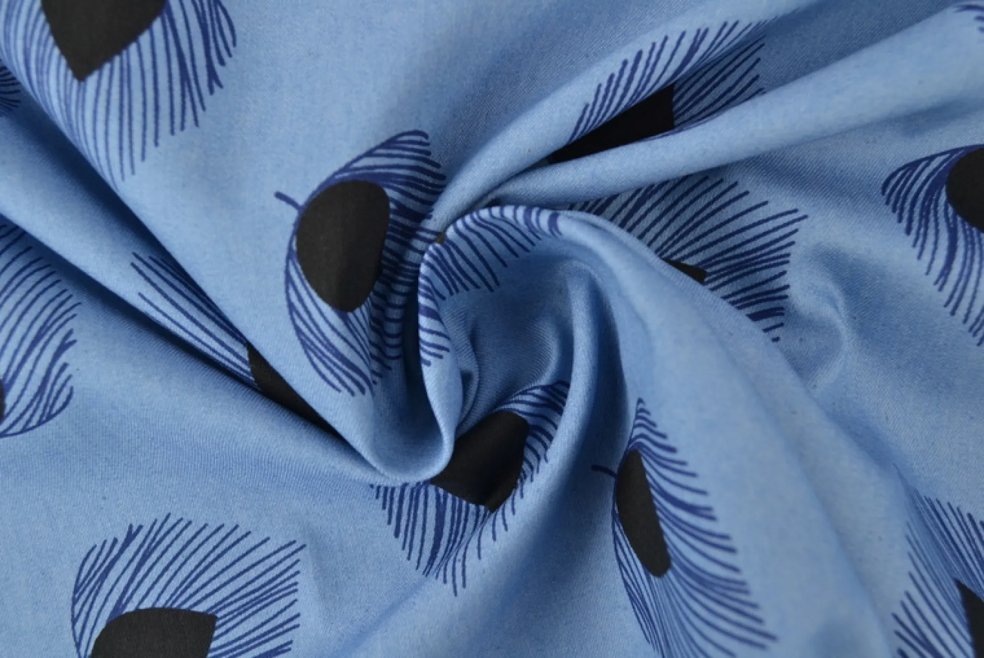 Jeans / denim gewassen – Feathers lichtblauw chambray