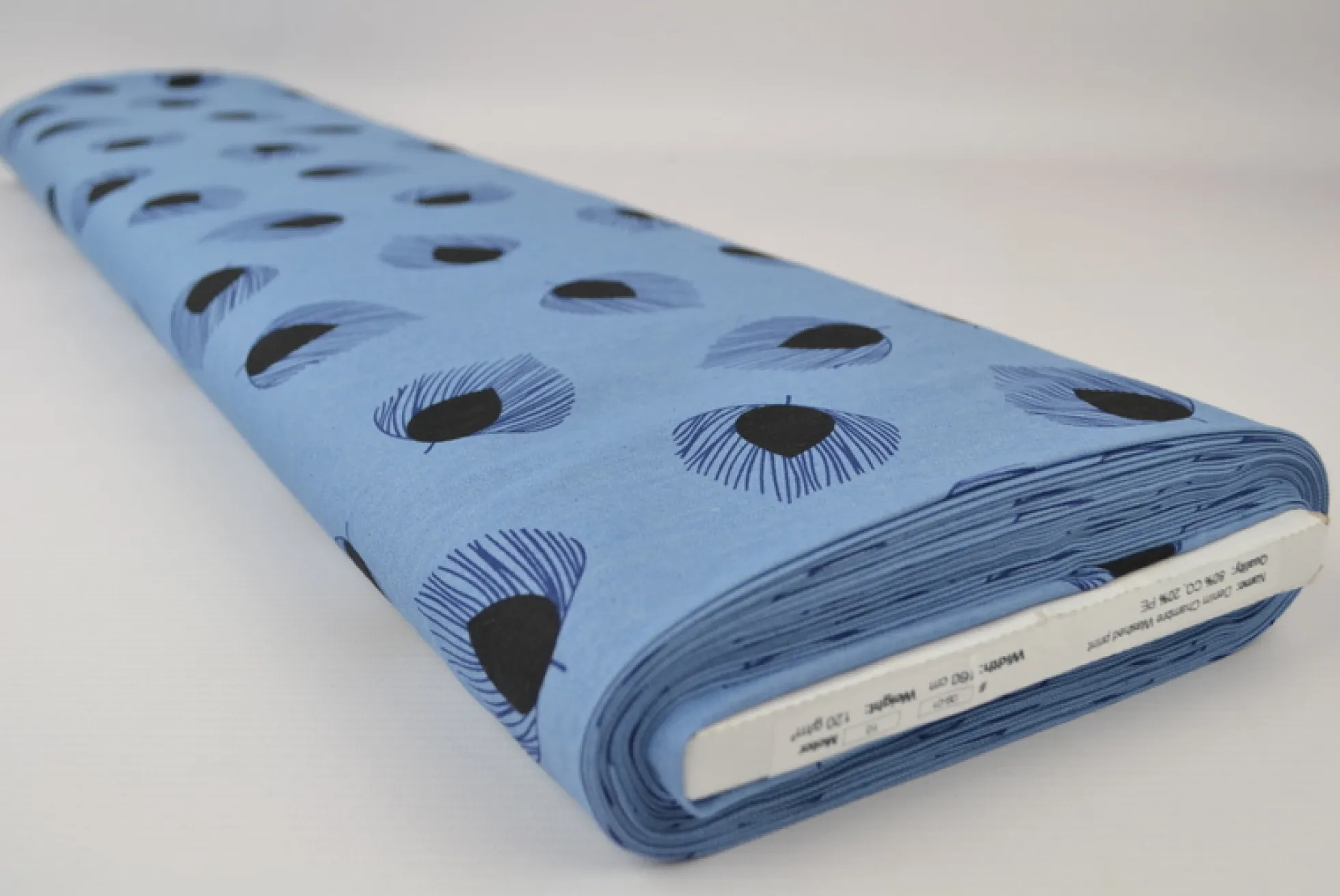 Jeans / denim gewassen – Feathers lichtblauw chambray