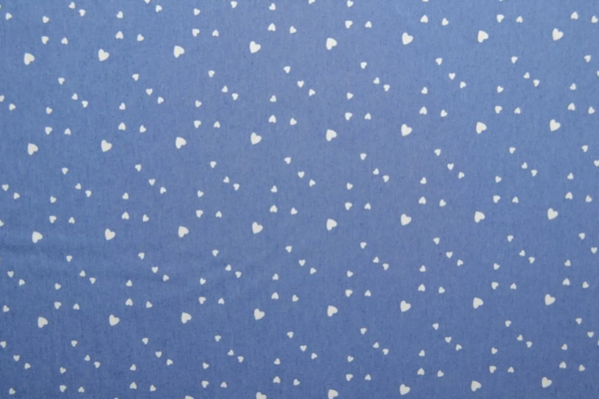 Jeans / denim gewassen – Hearts blauw chambray