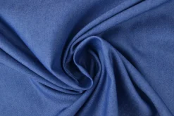 Jeans / denim gewassen – Indigo blauw chambray
