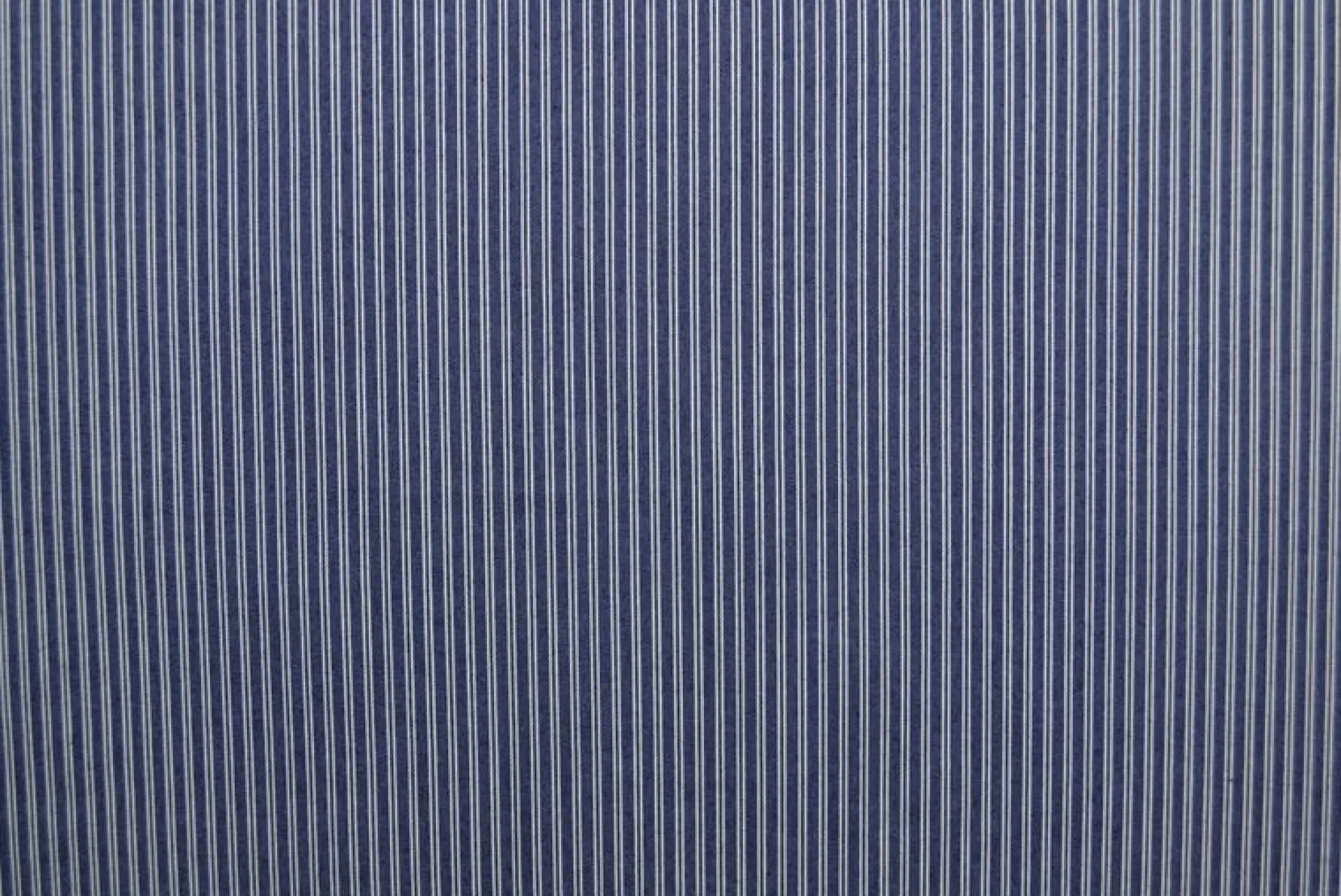 Jeans / denim gewassen – Small stripes donkerblauw chambray
