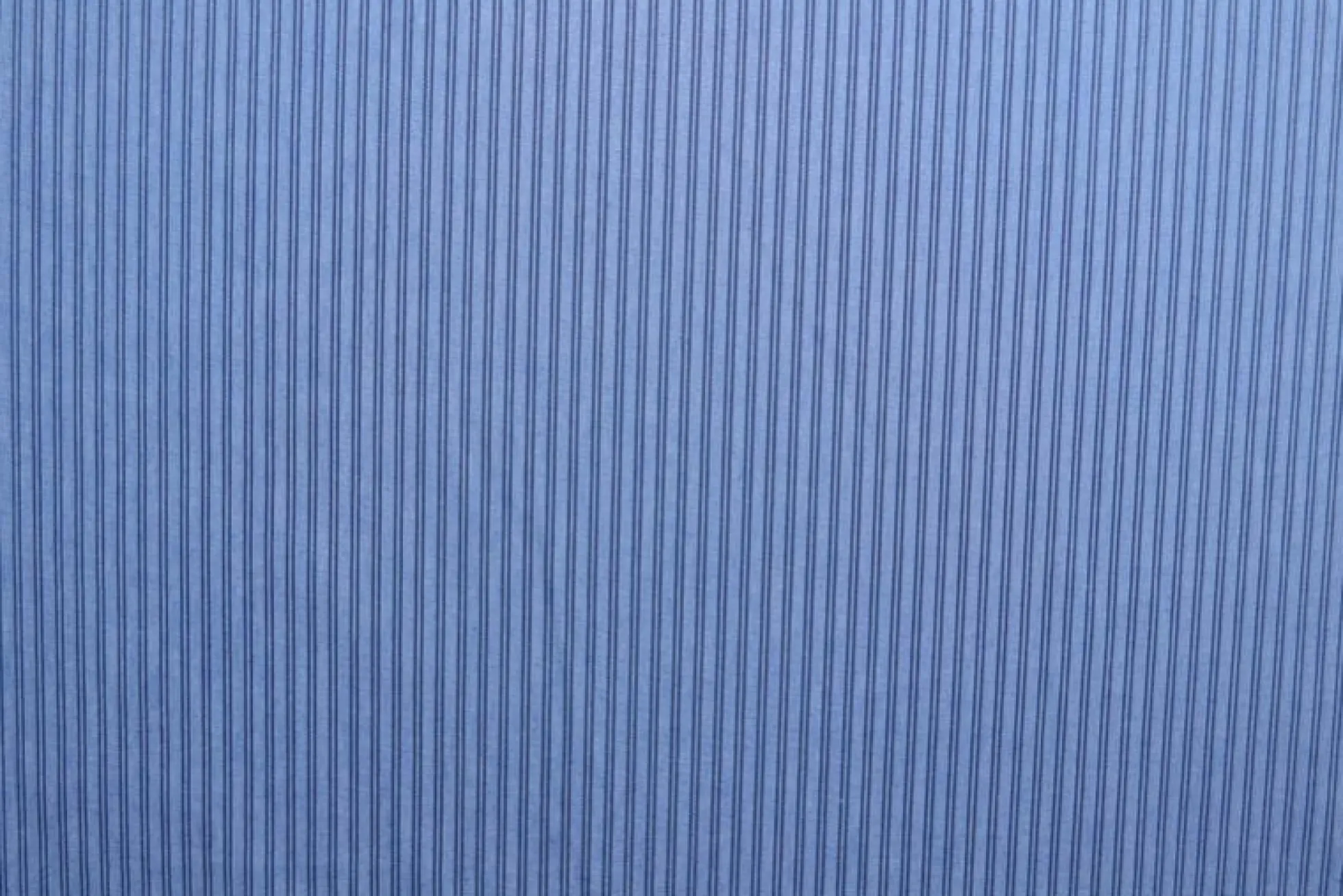 Jeans / denim gewassen – Small stripes blauw chambray