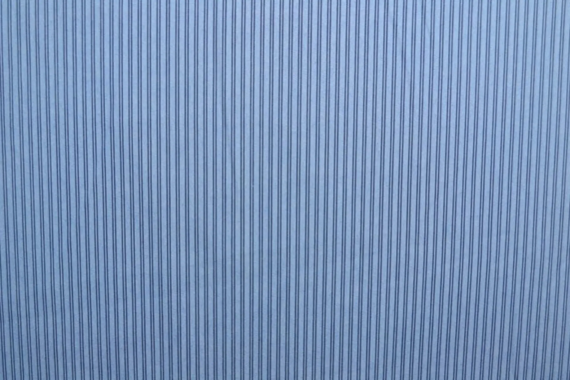 Jeans / denim gewassen – Small stripes lichtblauw chambray