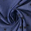Jeans / denim gewassen – Stars donkerblauw chambray