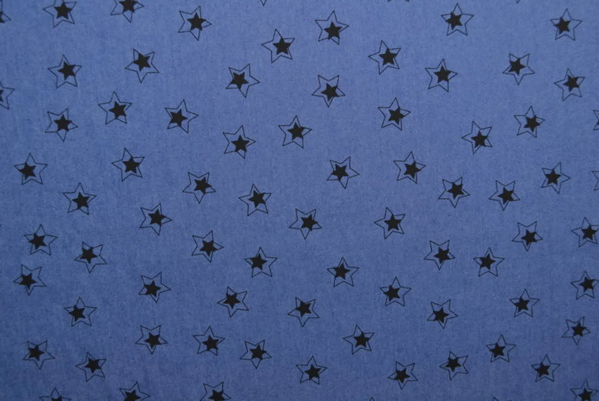 Jeans / denim gewassen – Stars indigo blauw chambray