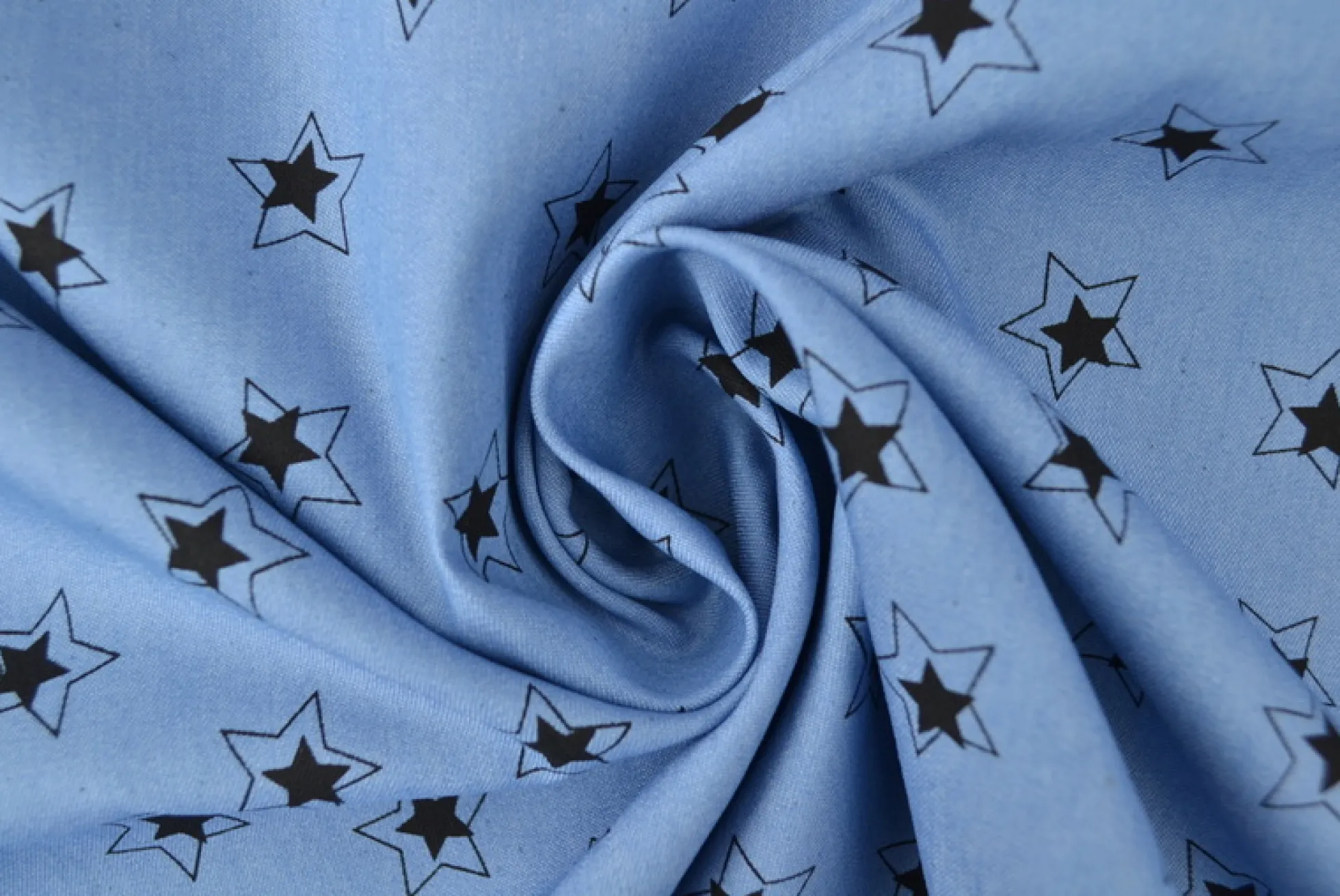 Jeans / denim gewassen – Stars lichtblauw chambray