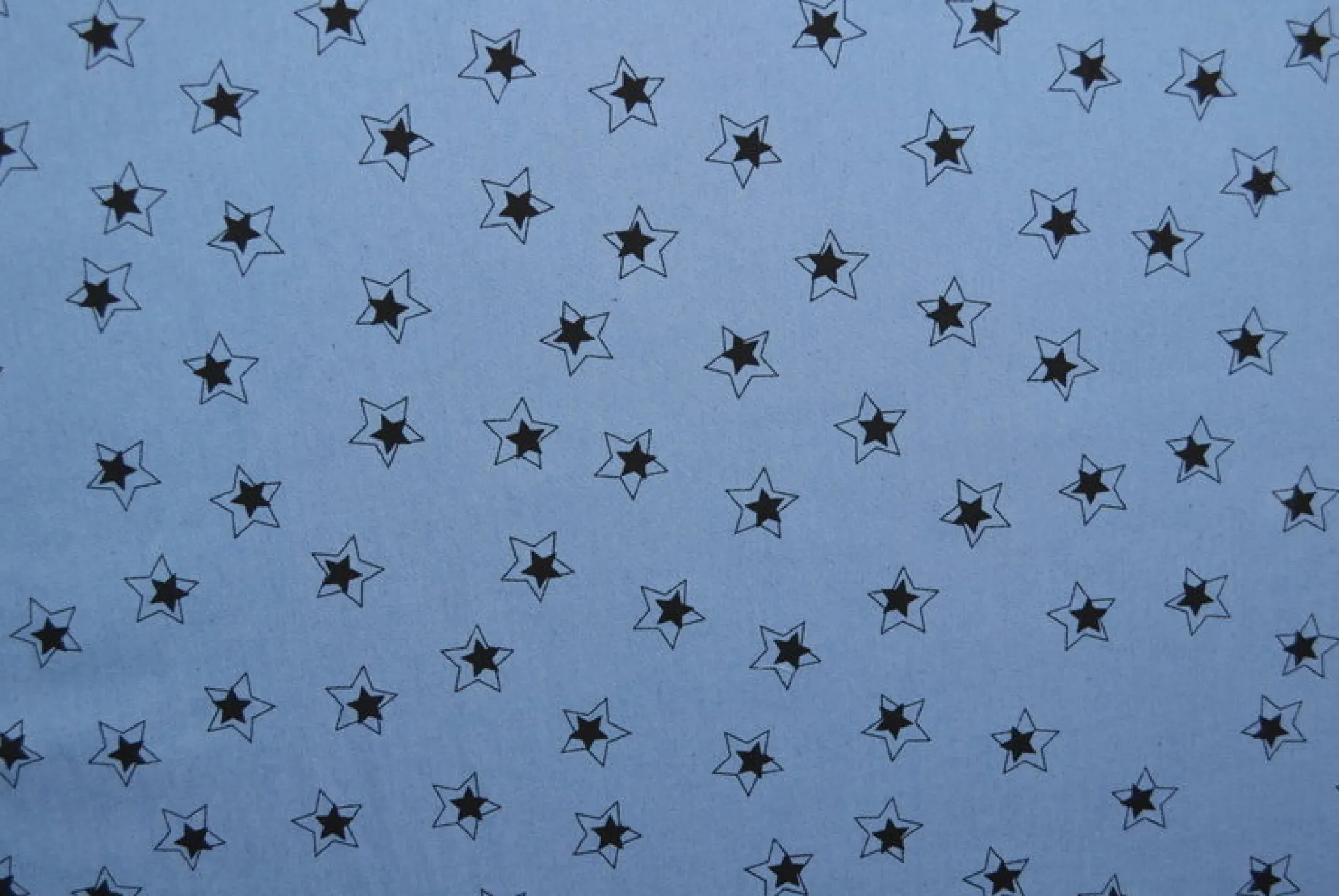 Jeans / denim gewassen – Stars lichtblauw chambray
