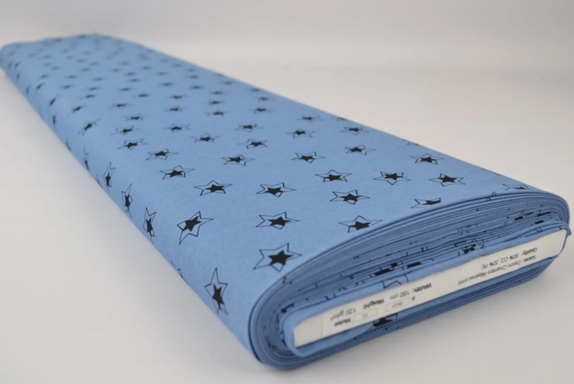 Jeans / denim gewassen – Stars lichtblauw chambray