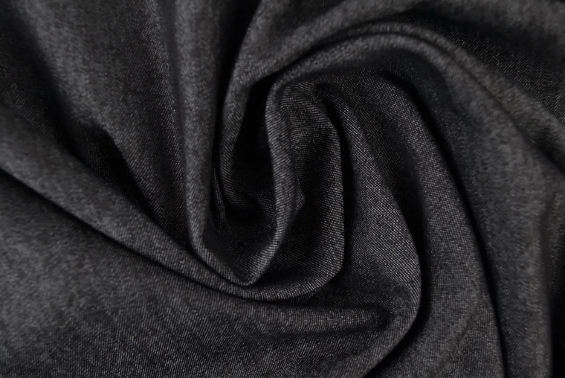 Jeans / denim gewassen – Zwart chambray