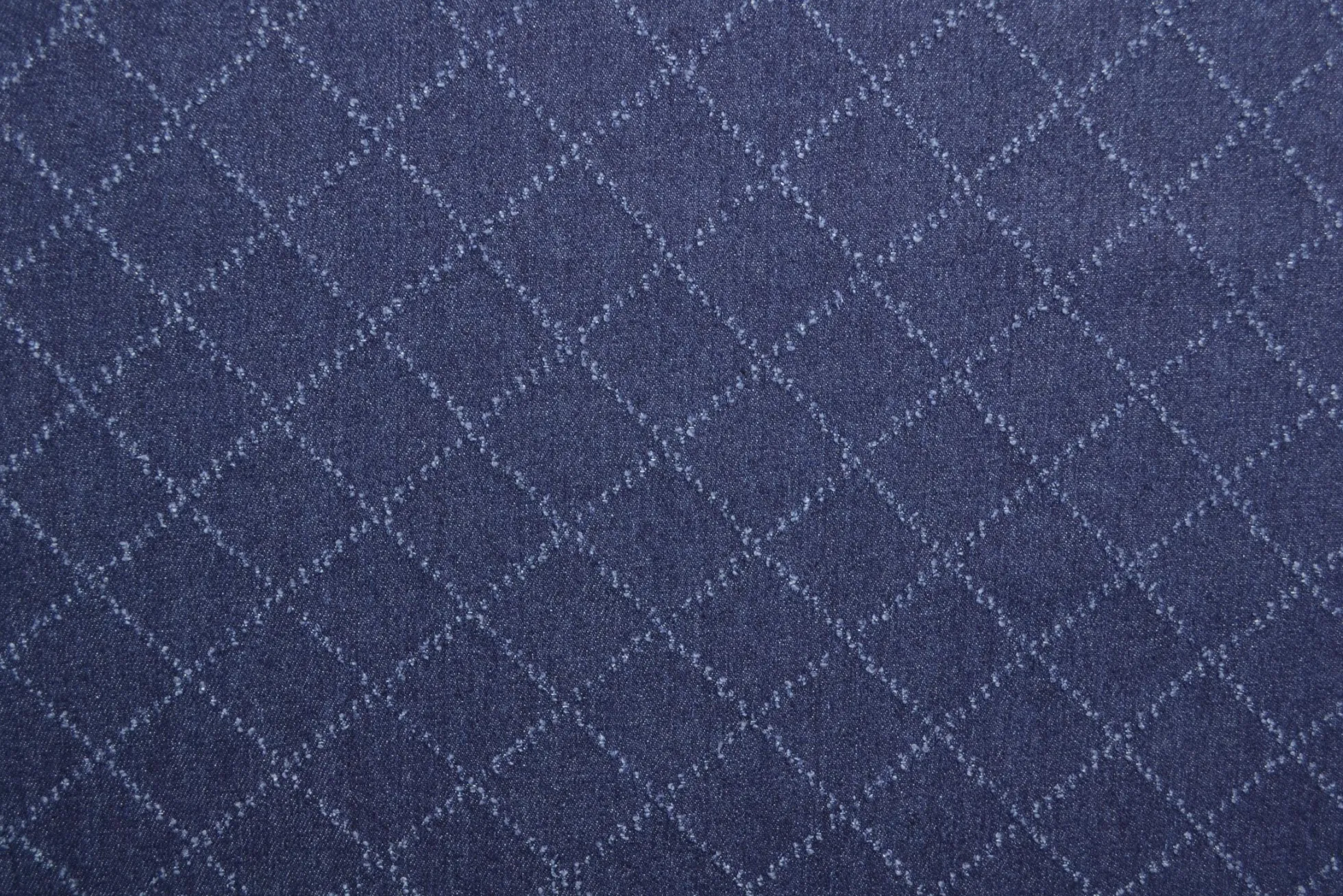 Jeans / denim jacquard – Diamond dark blue