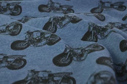 Jogging – Motorcycle on denim