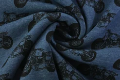 Jogging – Motorcycle on denim