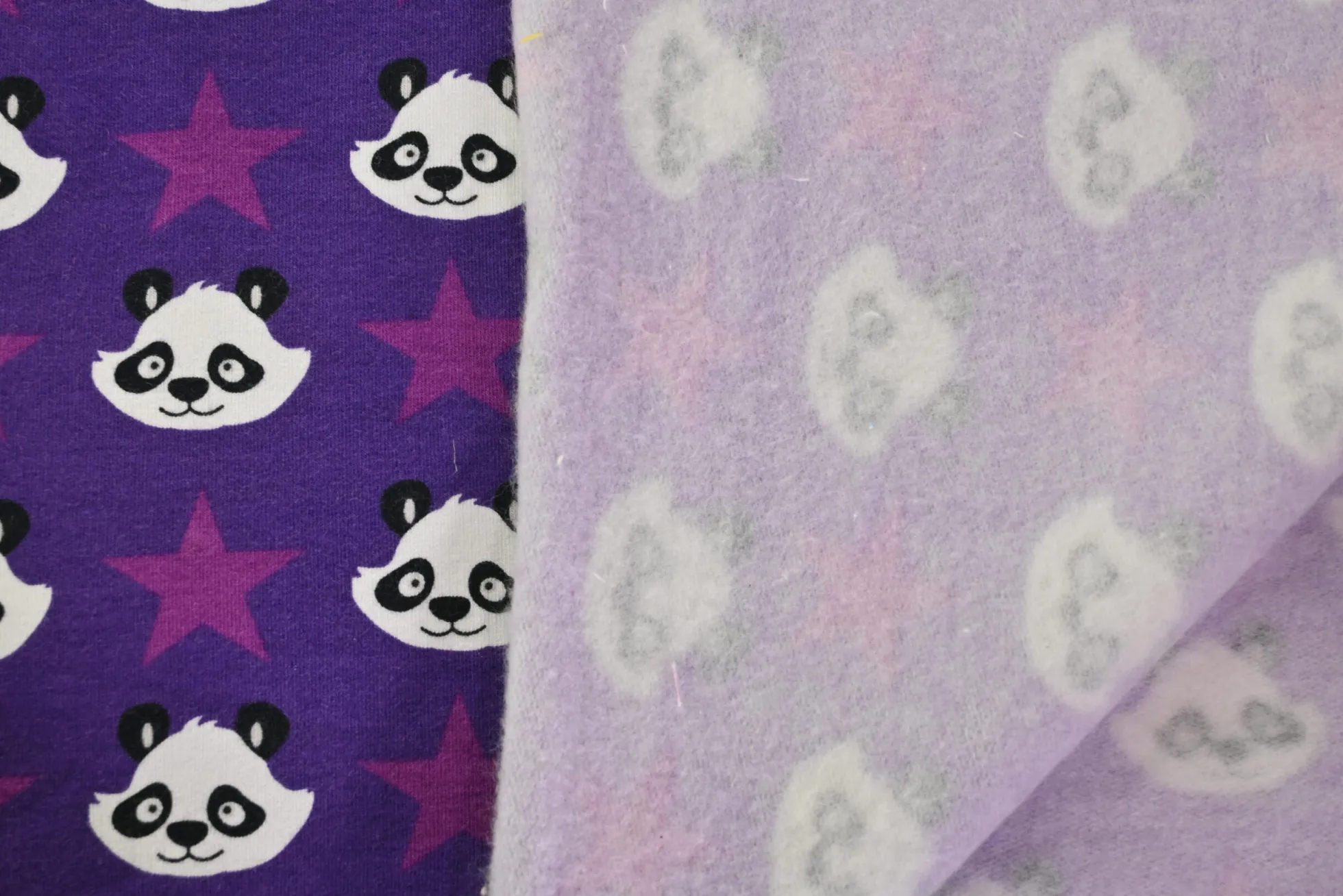 Jogging – Purple panda stars
