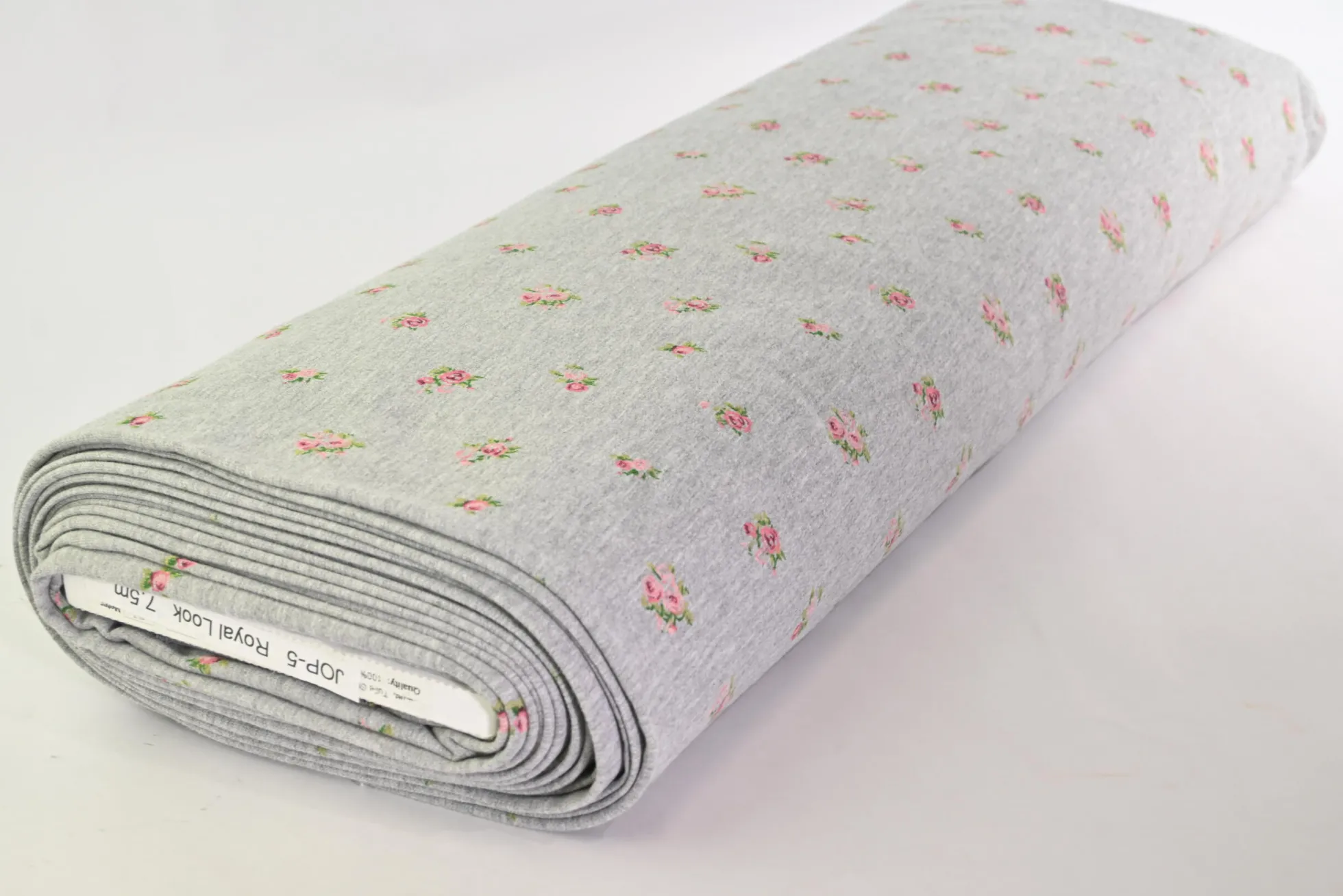 Jogging – Roses on grey melange