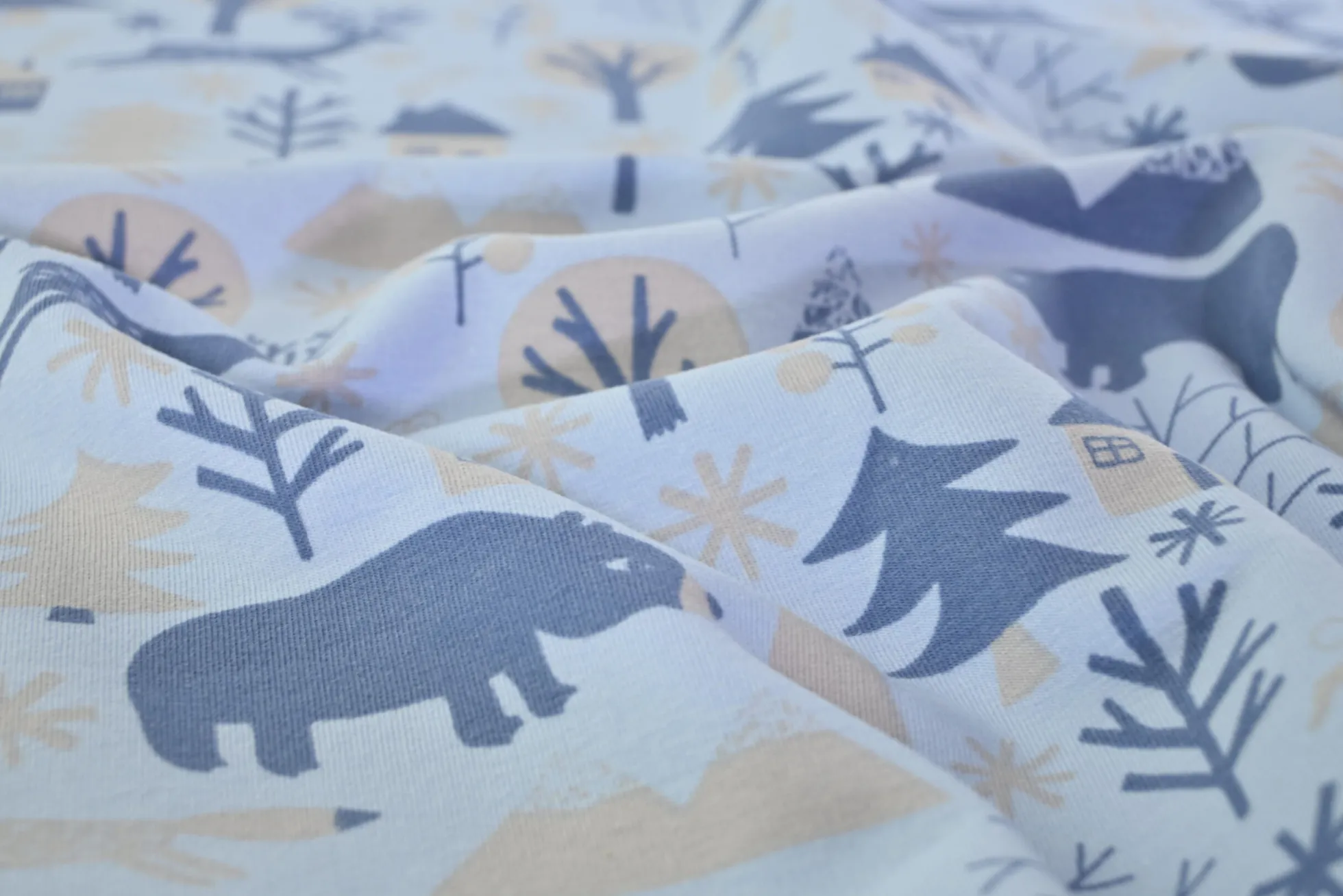 Jogging – Winter Woodland