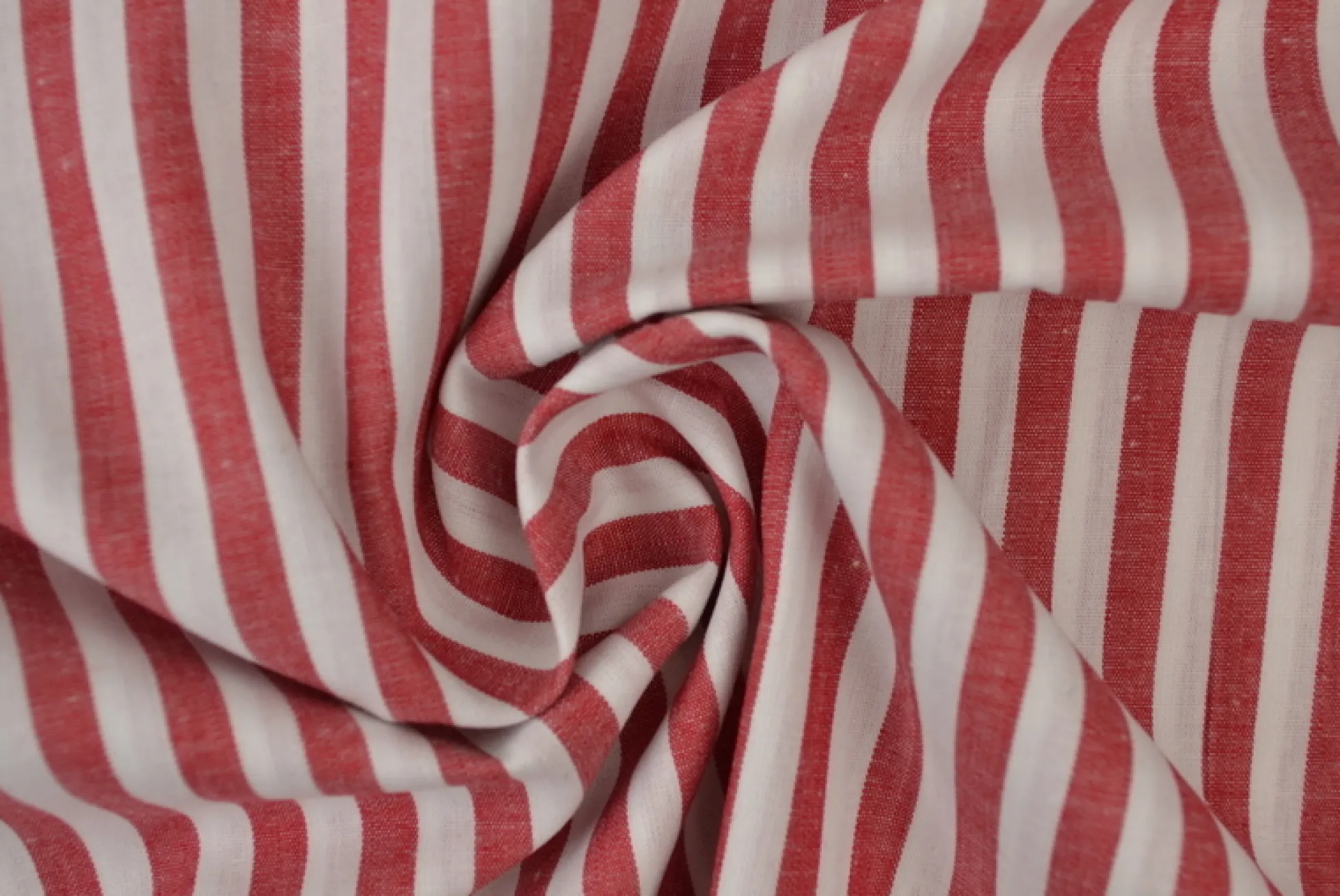 Katoen – Boerenbont – Gestreept 6,5 mm rood