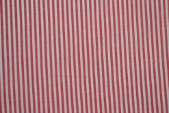 Katoen – Boerenbont – Gestreept 2,5 mm rood