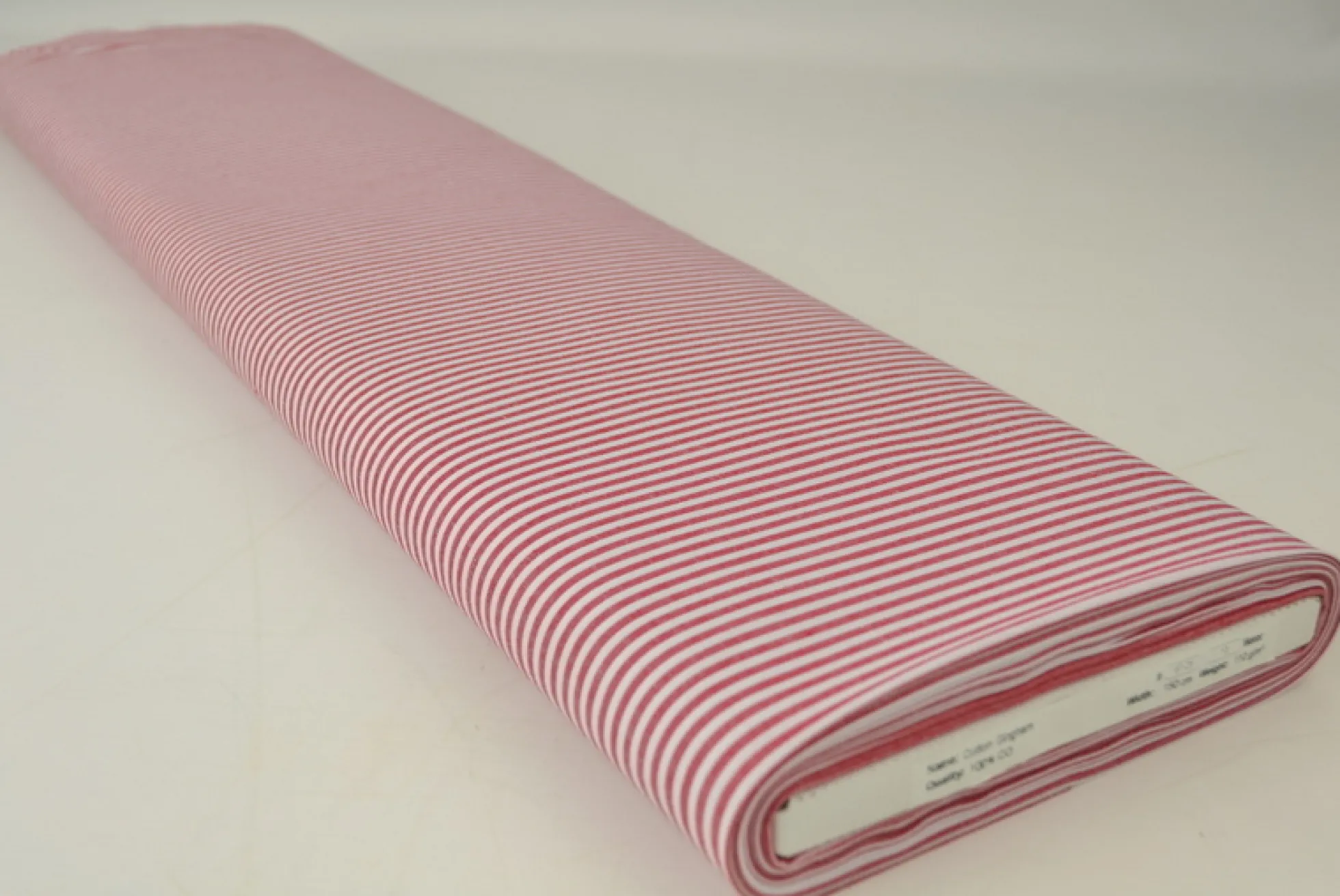 Katoen – Boerenbont – Gestreept 2,5 mm rood