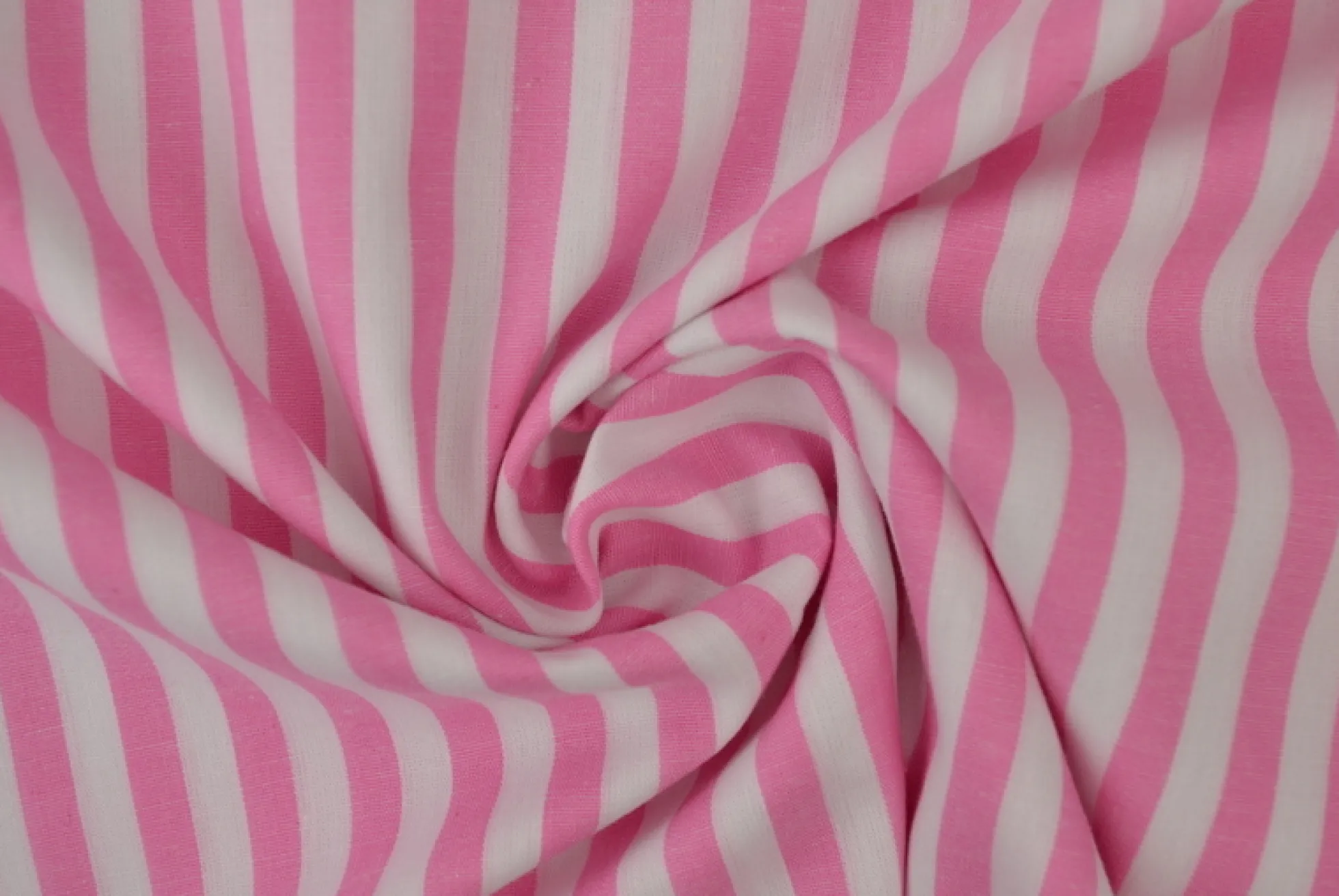 Katoen – Boerenbont – Gestreept 6,5 mm roze