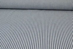Katoen – Boerenbont – Gestreept 2,5 mm navy