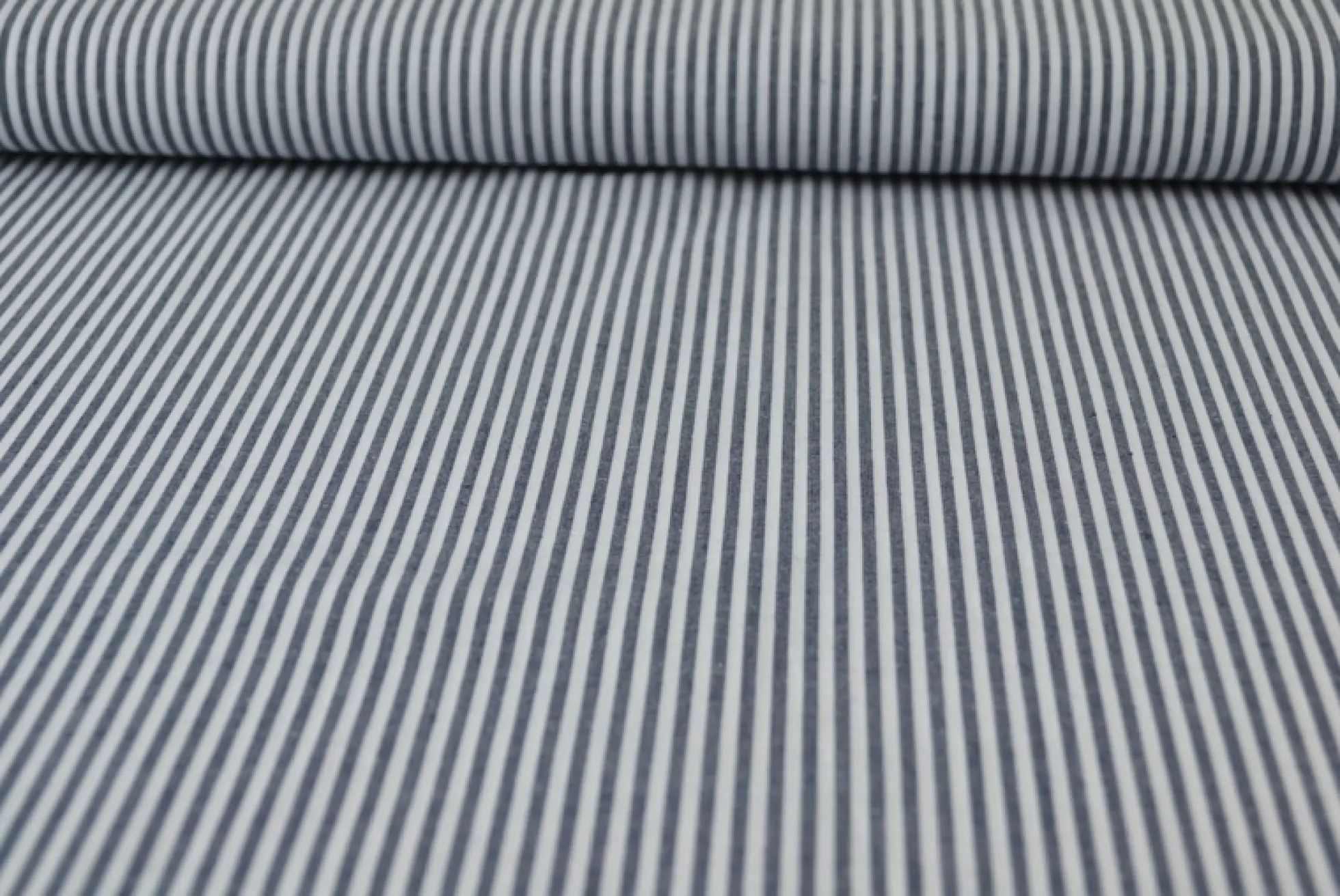 Katoen – Boerenbont – Gestreept 2,5 mm navy
