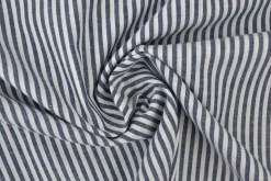 Katoen – Boerenbont – Gestreept 2,5 mm navy