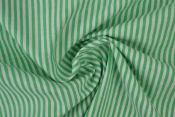 Katoen – Boerenbont – Gestreept 2,5 mm groen