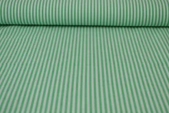 Katoen – Boerenbont – Gestreept 2,5 mm groen