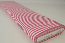 Katoen – Boerenbont – Gestreept 6,5 mm fuchsia
