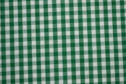 Katoen – Boerenbont – Ruitjes 6,5 mm donkergroen
