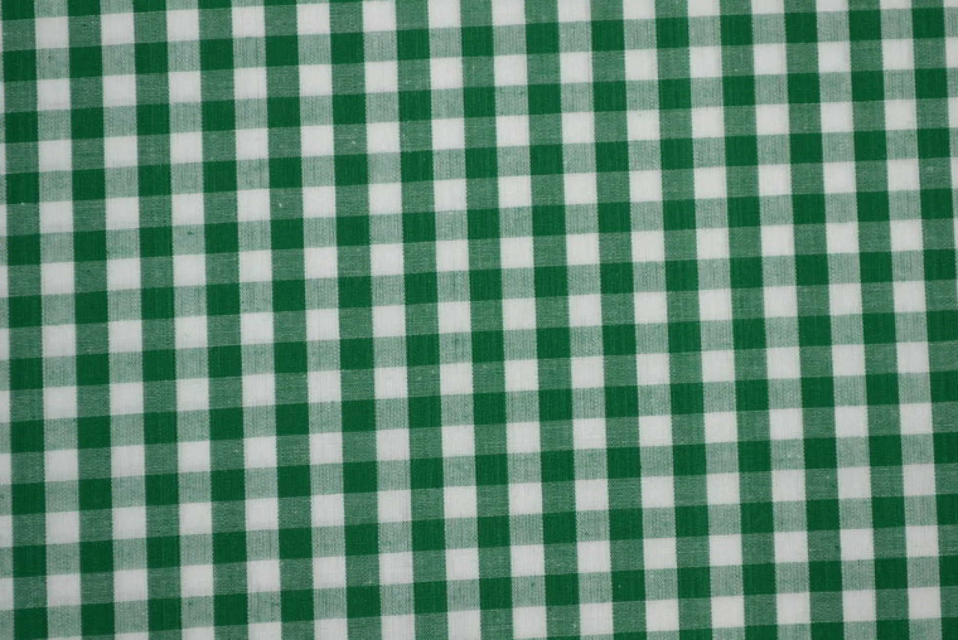 Katoen – Boerenbont – Ruitjes 6,5 mm donkergroen