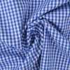 Katoen – Boerenbont – Ruitjes 2,5 mm blauw